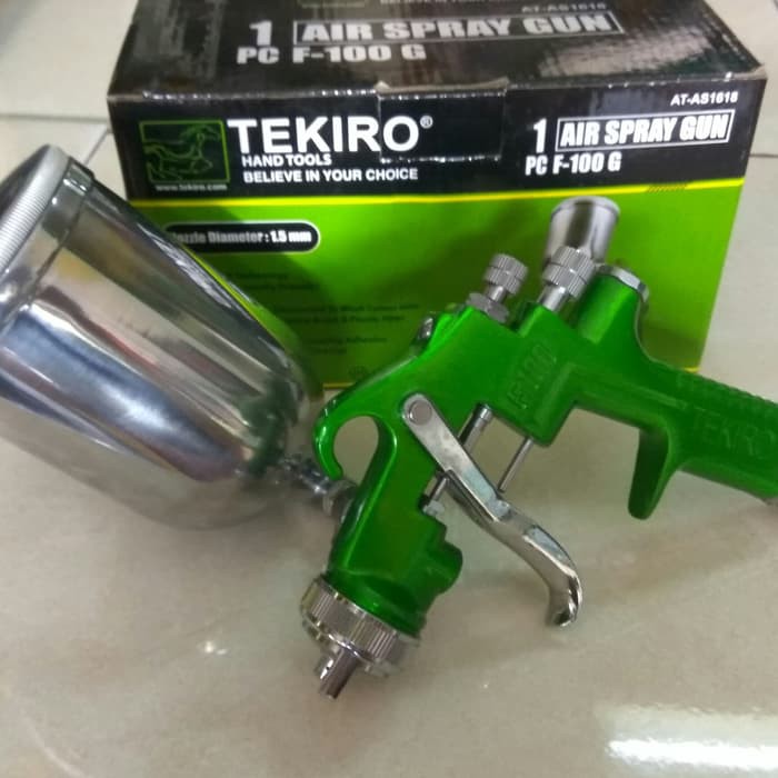 Tekiro Spray Gun Tabung Atas / Tekiro Alat Semprot Cat Tabung Atas F-100G