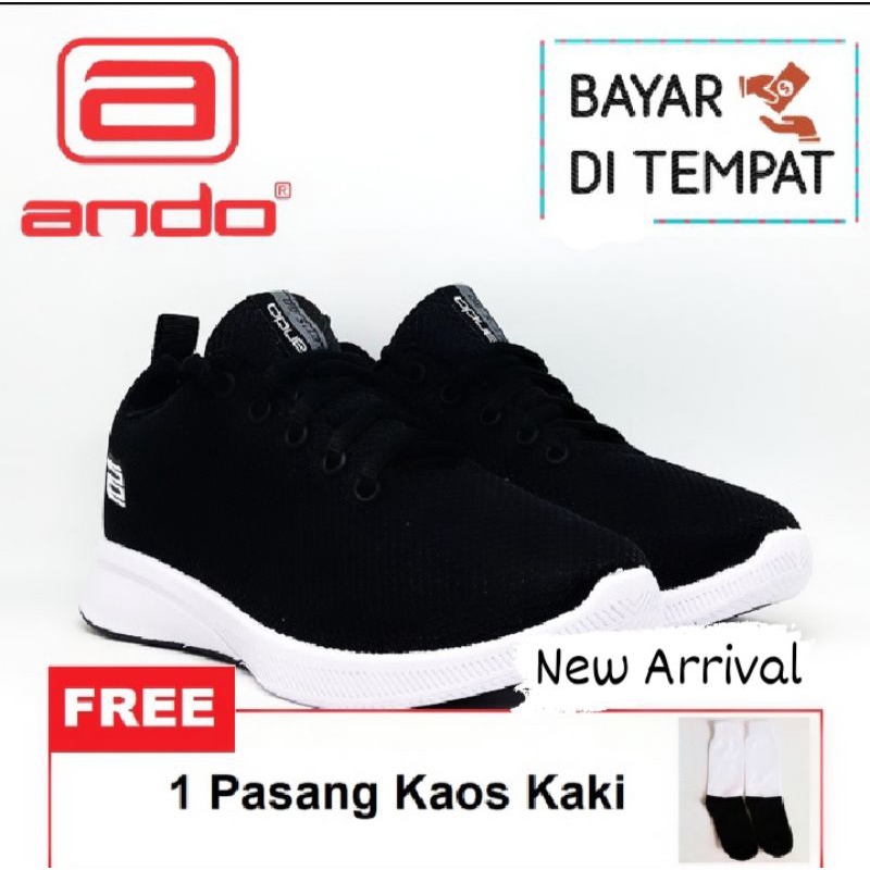 36-45 SEPATU SEKOLAH Hitam - Sepatu Sneaker Pria Import -Sneaker Cassual Shoes