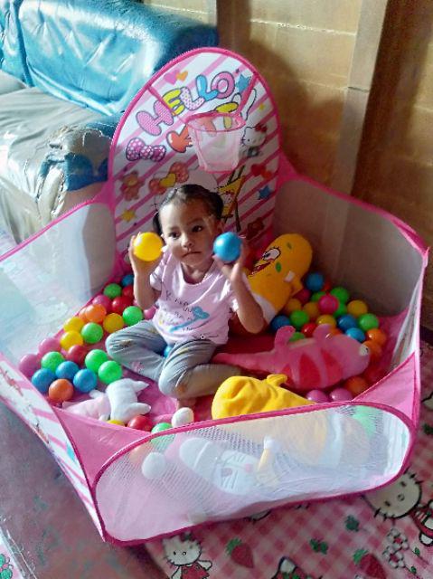 Keranjang Bola Hello Kitty