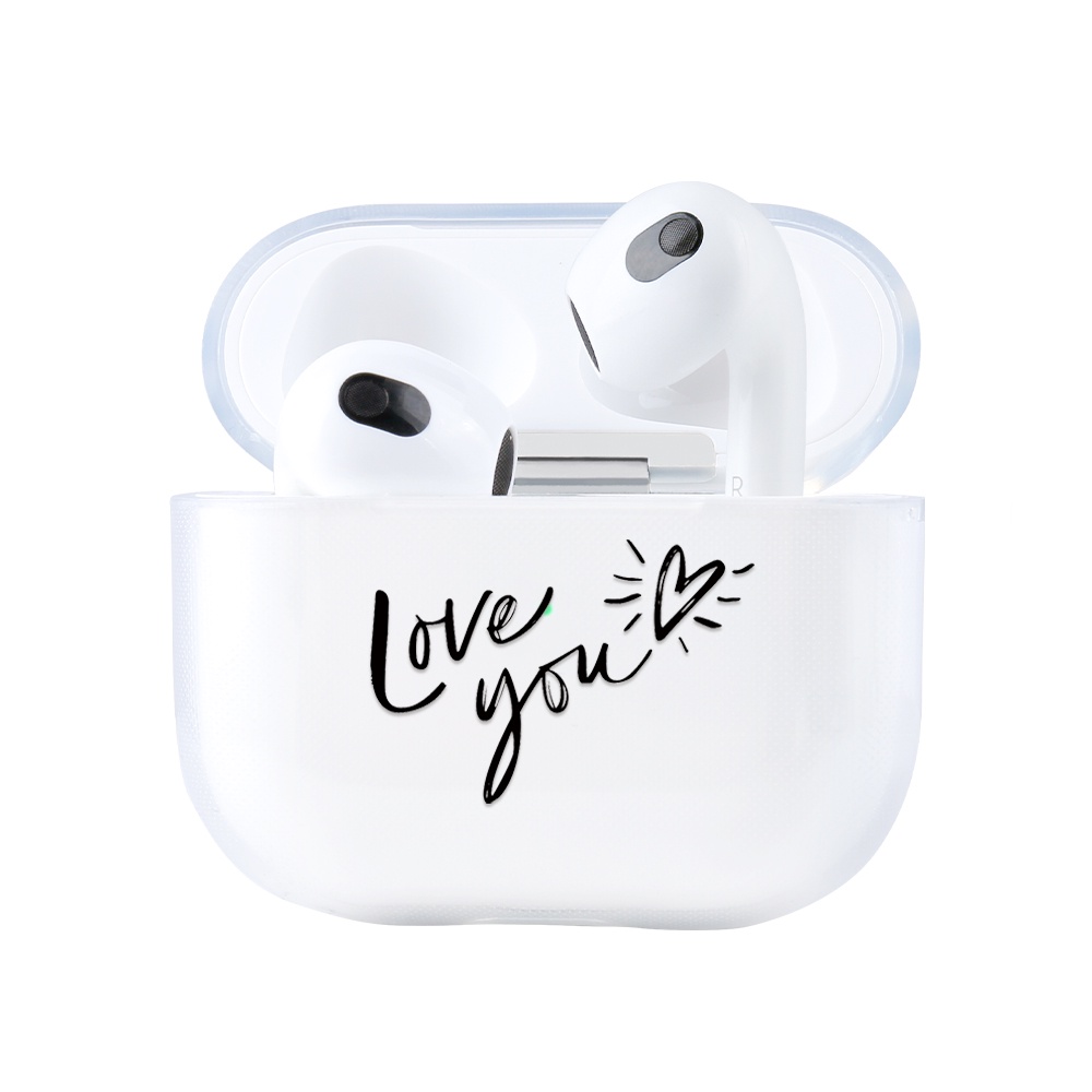 Case Cover Headset Earphone Desain Kartun Hewan Senyum Untuk AirPods 3