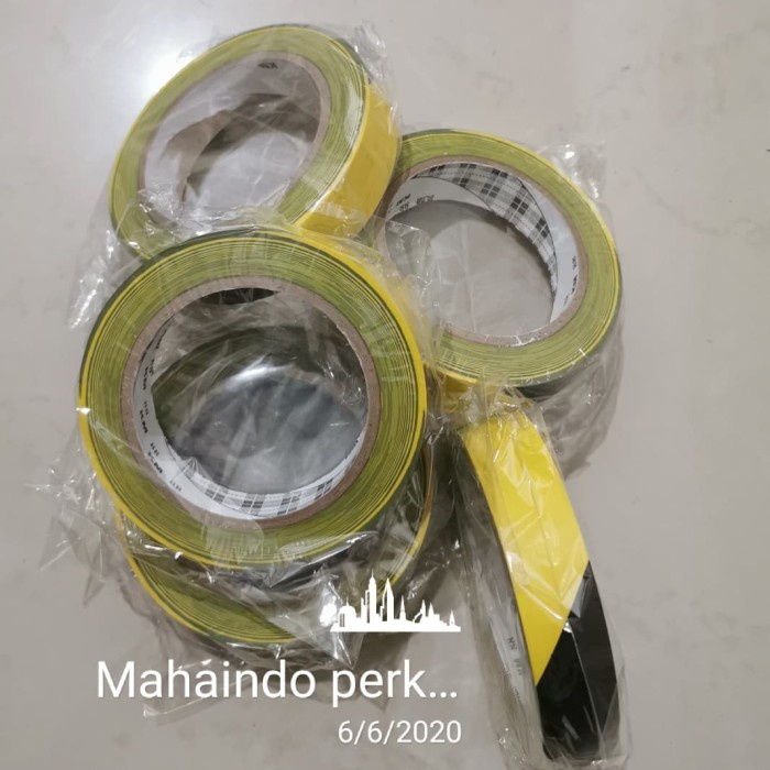 

Star Lakban Lantai Kuning Hitam 3M 766 Floor Marking Tape 1" X 33M Hot Sale