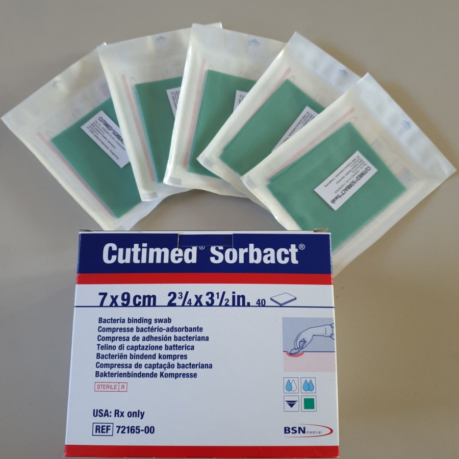 Cutimed Sorbact Swab 7x9