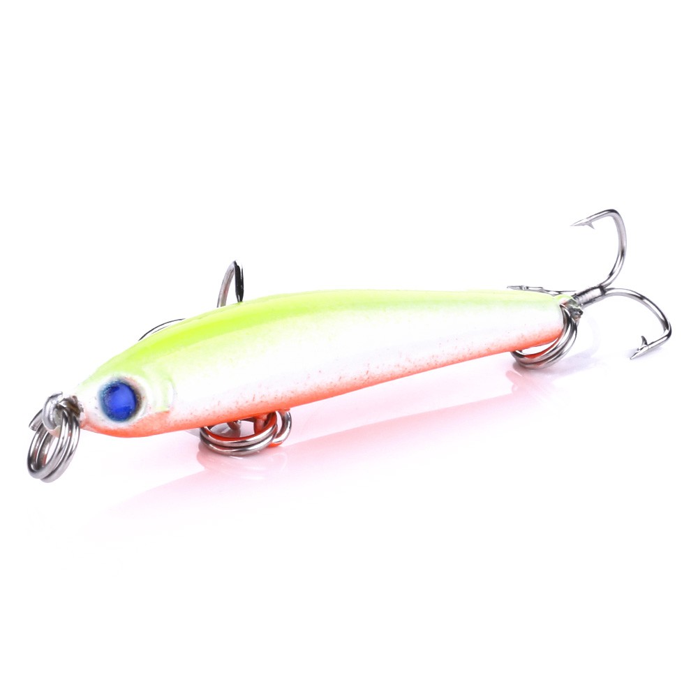 HENGJIA 8pcs 5cm/3.5g Mini Minnow Pencil Umpan Pancing Ikan Swimbait Fishing Lure Crankbait Sinking