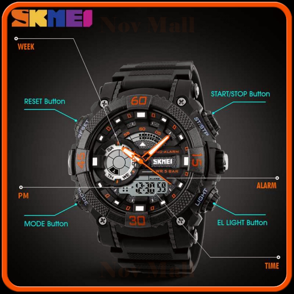 SKMEI Jam Tangan Analog Digital Pria - AD1228