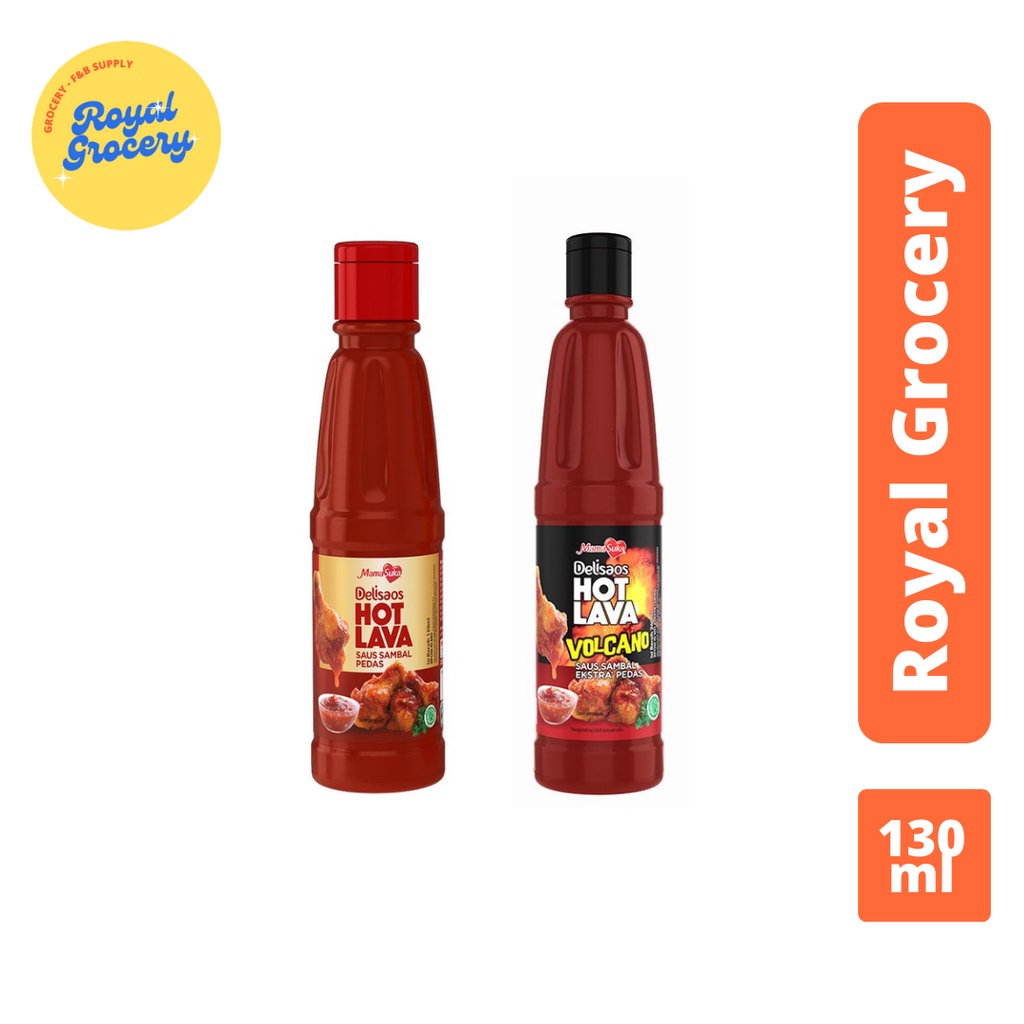 

MamaSuka Delisaos Saus Hot Lava Volcano Sauce Halal 130ml