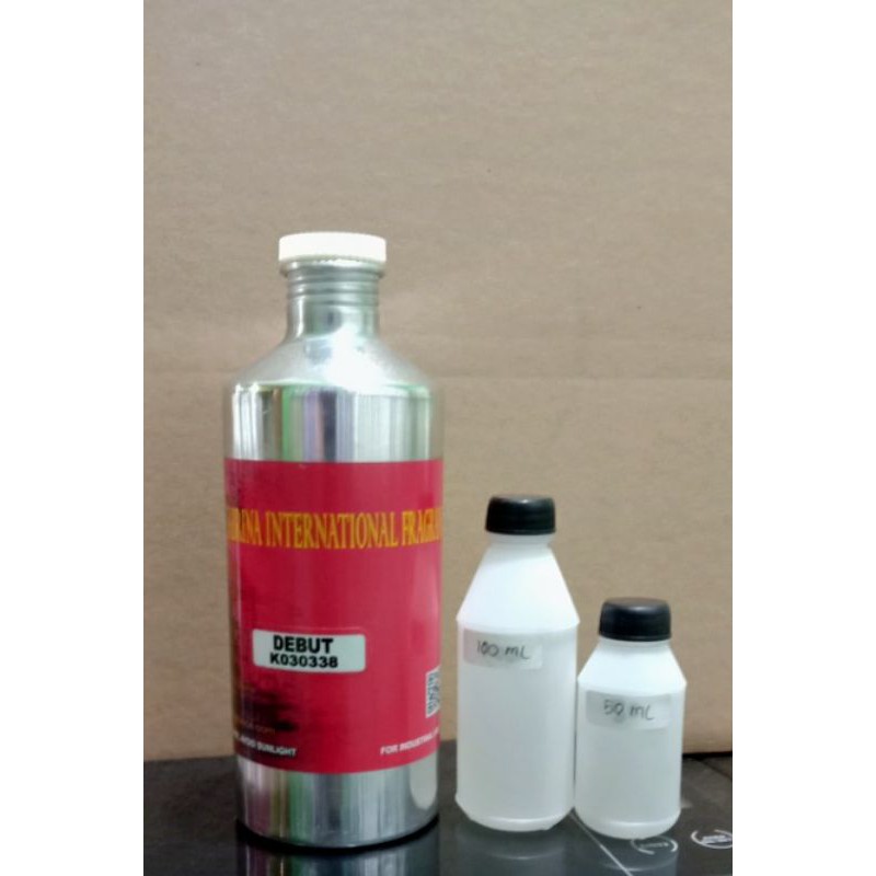 GROSIR ECER BIBIT PARFUM MURNI REPACKING BOTOL PLASTIK KEMASAN 100 ML INSPIRED AROMA AIGNER DEBUT