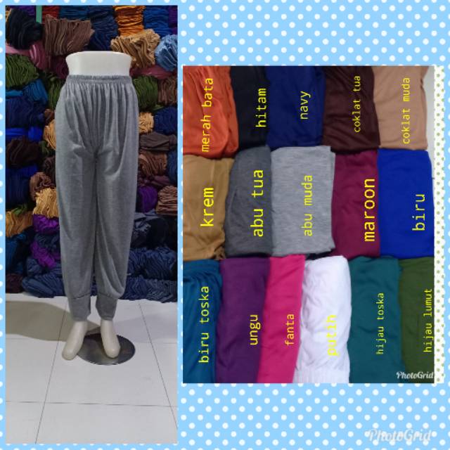 Celamis / Celana Dalaman Gamis Model Aladin