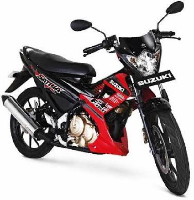 STIKER STRIPING SATRIA F 2014 MERAH