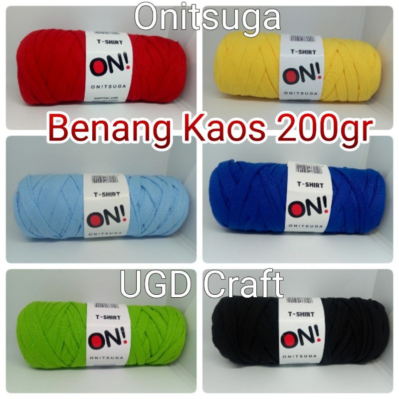 Benang Kaos Onitsuga 200 gram / Tyarn Onitsuga