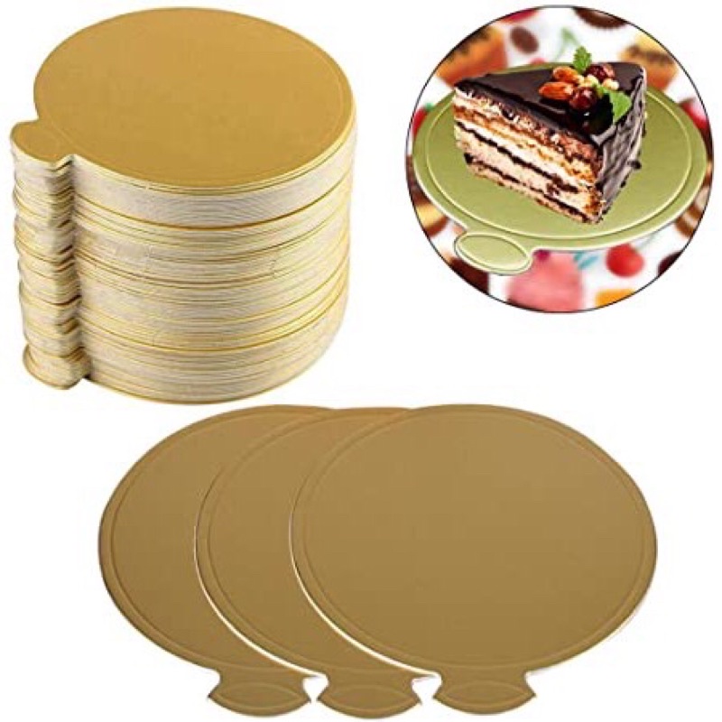 Tatakan tiramisu/Paper Tray 100 pcs Kotak/Bulat/Persegi Panjang/Segitiga