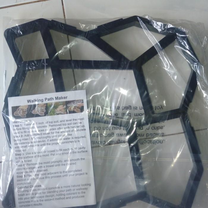 Cetakan Semen Batu Mold Semen Jalan Paving Block Conblock Taman Garden