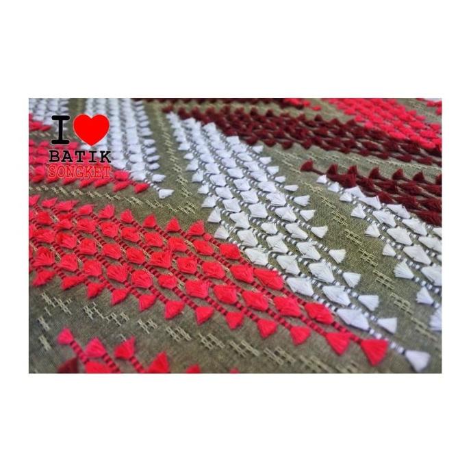 tenun bulu garut jepara motif 4 bahan kain katun atbm batiksongket