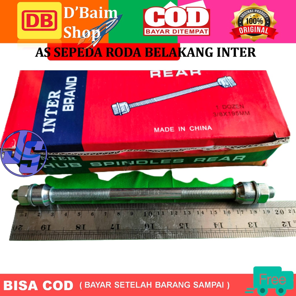 As Sepeda Roda Belakang Inter Putih