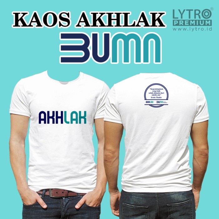 BUMN AKHLAK Kaos Akhlak Merchandise Bumn