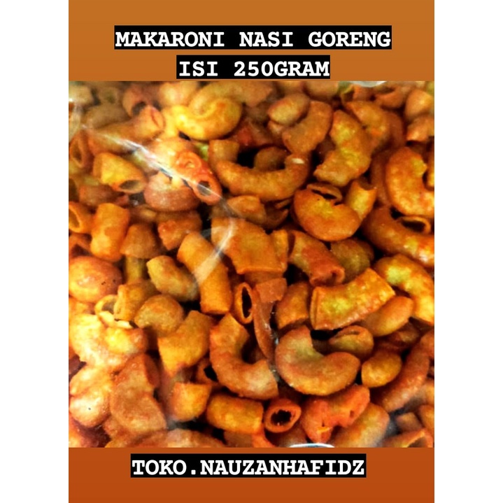 

MAKARONI BANTET NASI GORENG GURIH RENYAH JAJANAN JADOEL ISI 250GRM