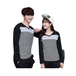 Baju Couple Kaos Polos Lengan Panjang Model Baju Trending