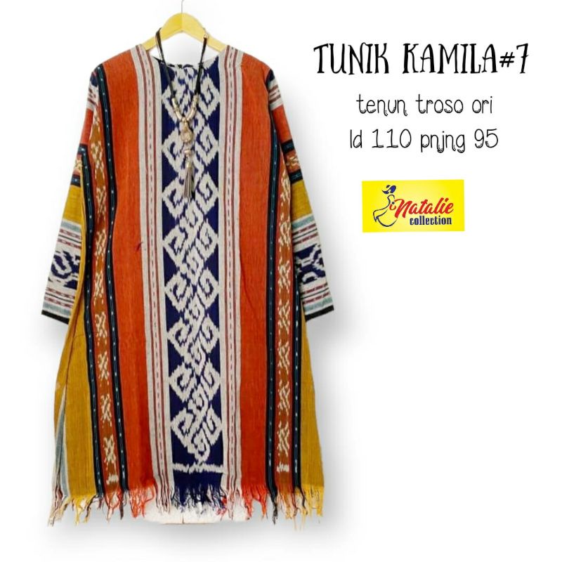 tunik kamila by natalie || tenun troso ori LD110
