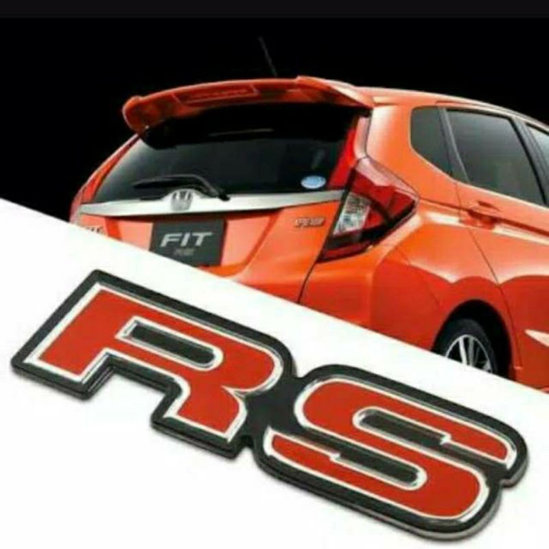 Emblem RS / Emblem mobil Logo RS model OEM premium Quality impor Promo