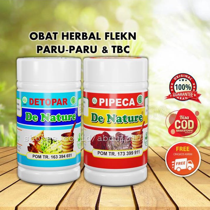 Jual Obat Flek Paru Paru And Tbc Detopar Pipeca De Nature Jakarta Shopee Indonesia 7938