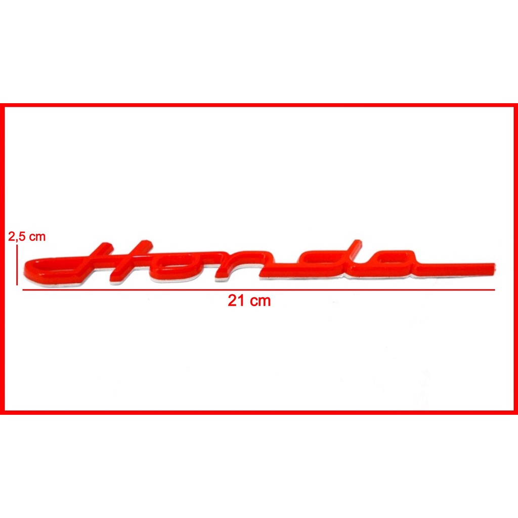 Emblem Logo Honda/emblem honda latin/Warna Merah Hitam Biru Chrome Gold Carbon Best Qualty/SATU BIJI emblem honda latin/warna chrome hitam merah emblem emas carbon tulisan honda/Tulisan Rangkai Latin