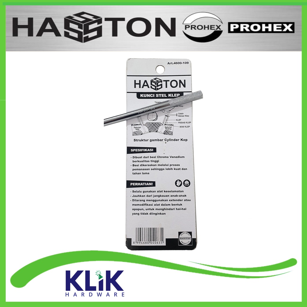 Hasston Prohex Kunci Setelan Stel Klep Panjang - Valve Adjustable Wrench