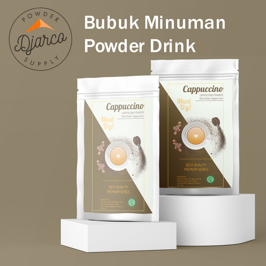 

1000 GRAM/1 KG PREMIUM CAPPUCCINO POWDER DRINK - SERBUK BUBUK MINUMAN CAPPUCCINO BISA GROSIR