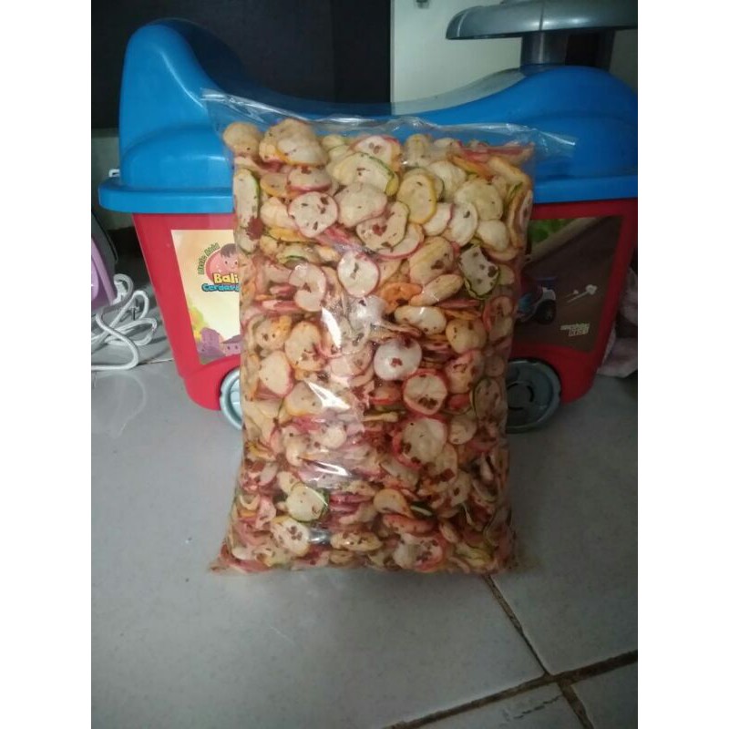 

Kerupuk seblak kering 1kg homemade