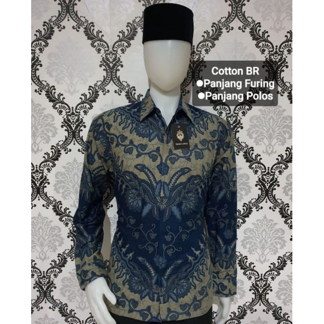 KEMEJA BATIK PRIA LENGAN PANJANG FOURING BAHAN KATUN PREMIUM SUPER|| Soloan 40s || TERBARU PRIMISIMA LEMBUT S M L XL XXL