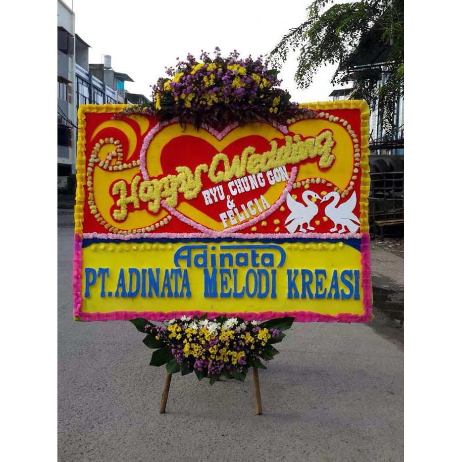 Silakan Order Papan Bunga   Bunga Papan 2 x 1 5 meter [SALE]off40%