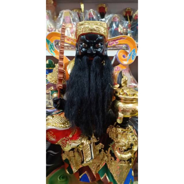 Patung zhao gong ming pi gan tio wan sue zhao yuan shuai uk 16 inch full kayu Taiwan