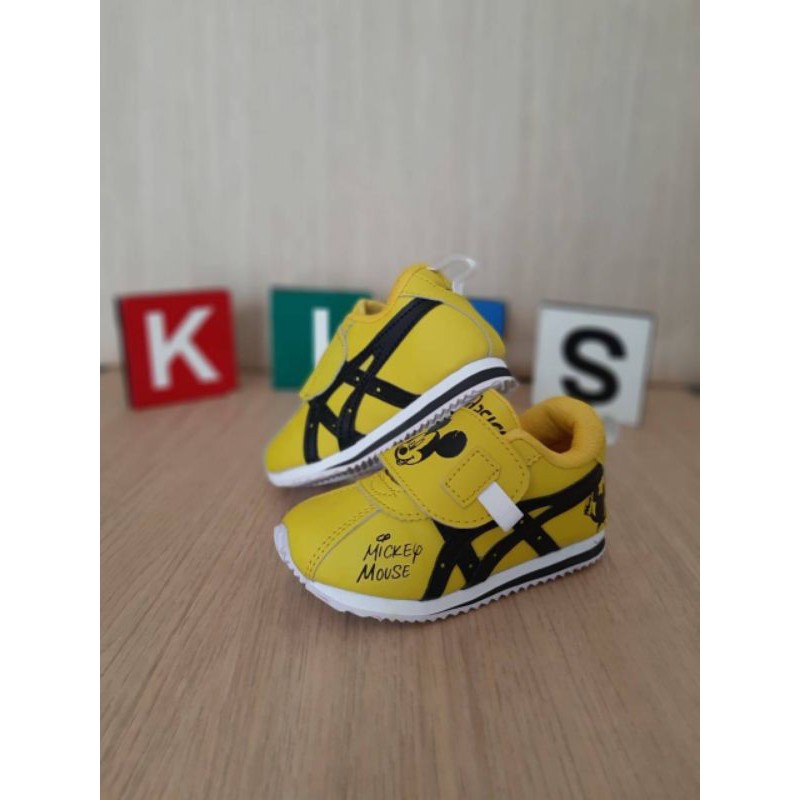 SEPATU ANAK MICKEY KUNING PREMIUM HIGH QUALITY SNEAKERS ANAK MURAH