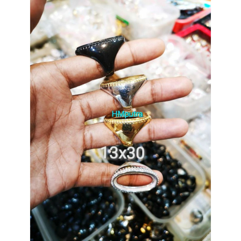 Ring emban titanium super kualitas model pandan
