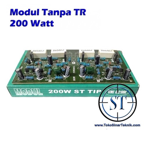 Kit Modul Power Amplifier OCL Sytem Stereo 200W 200 Watt Tanpa Transistor