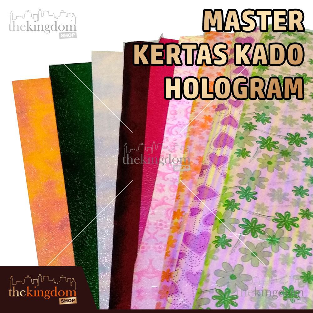 

Master Kertas Kado Hologram Murah Cocok Untuk Bungkus Kado Hadiah Gift