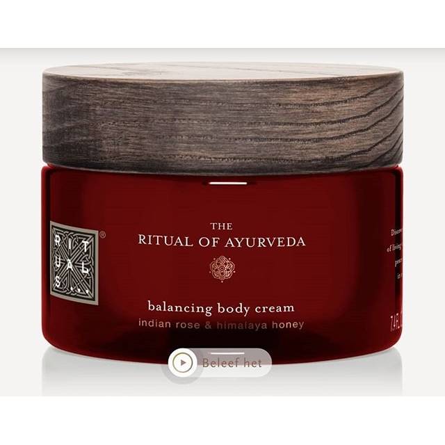 Body cream ritual of ayurveda