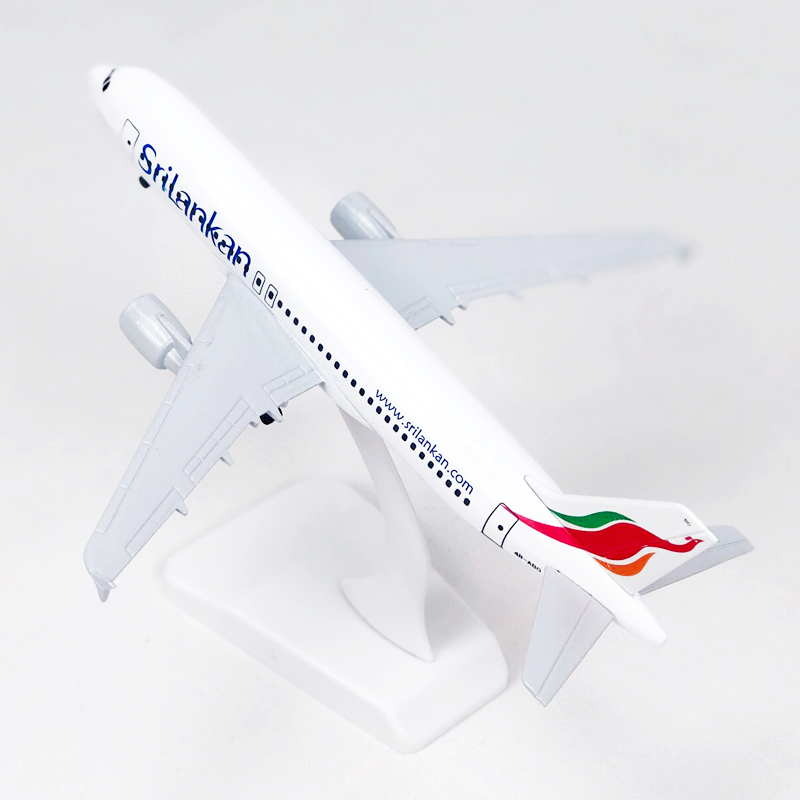 Srilankan Model Pesawat Airbus 320 Lanka A320 Bahan Alloy Metal Ukuran 20CM