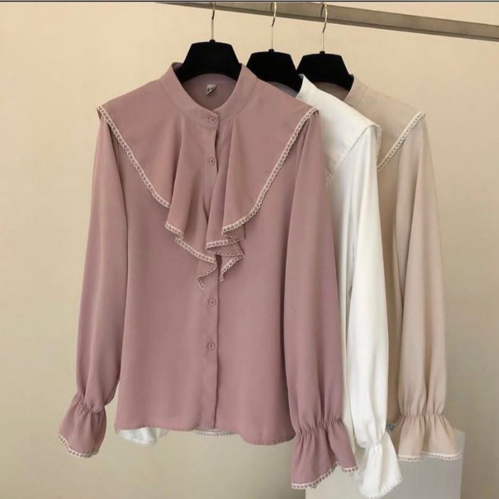 BLOUSE VENO RENDA / BLOUSE WANITA