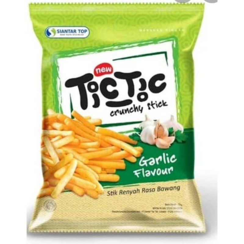 

Tic Tic Crunchy Stik Garloc Flavour Snack Jadul Tic Tic 25gram