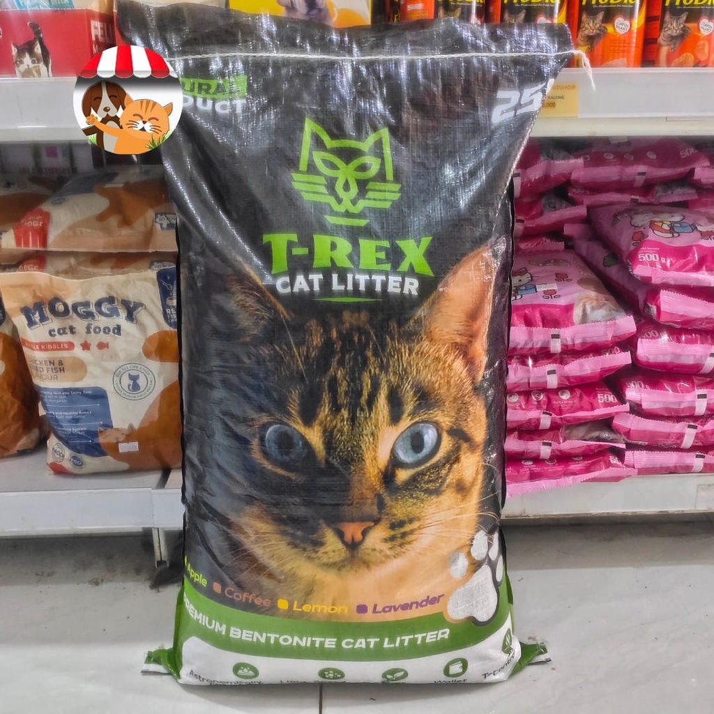 Pasir Kucing Gumpal Wangi 25 Liter Trex Premium - Cat Sand Xtrex 25ltr