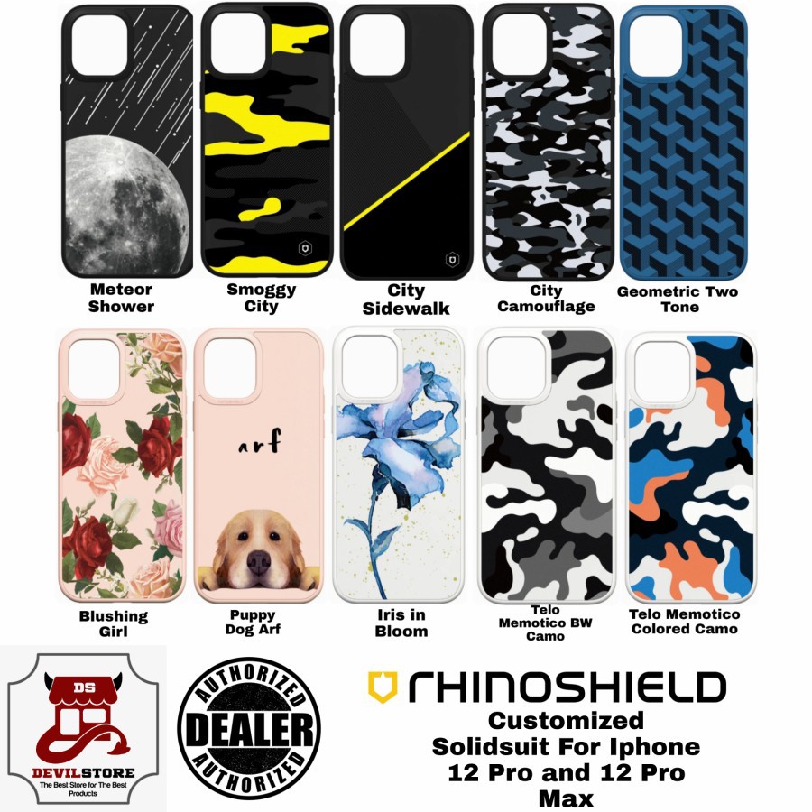 Rhinoshield Customized Solidsuit Case Iphone 12 Pro Casing 12 Pro Max