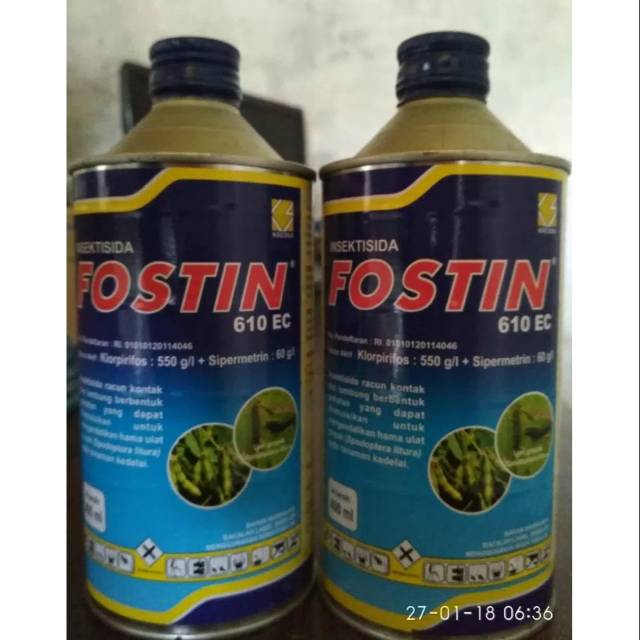 FOSTIN 610 EC 400 ML PEMBASMI ULAT TANAMAN