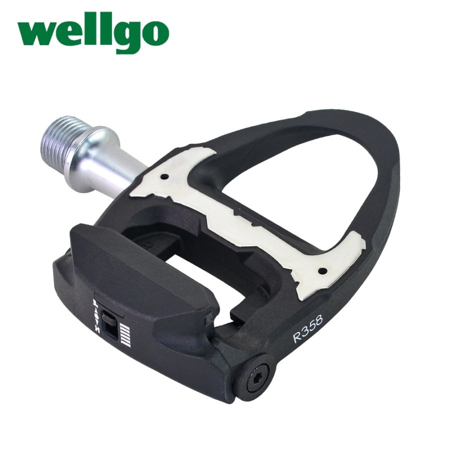 Wellgo R358 Carbon Ultra Light Road Bike Pedal cleat SPD SL 238 gram