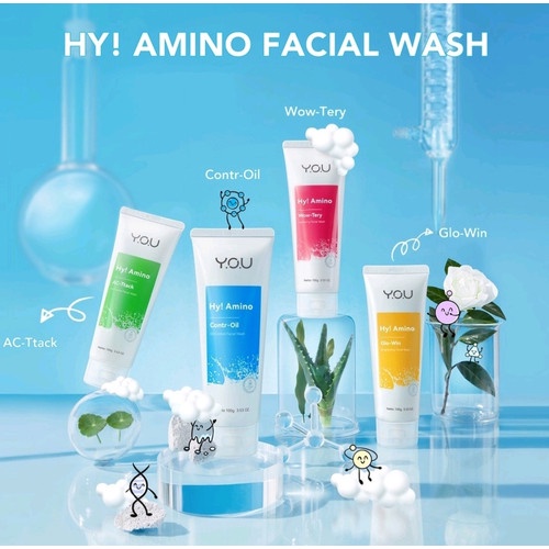 YOU Hy! Amino Facial Wash 100g