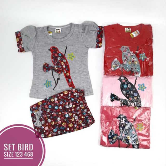 Setelan anak xunkids bird