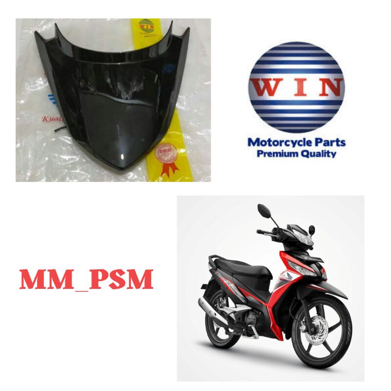 PAD PET BODY COVER STOP COVER TAIL TUTUP LAMPU REM SUPRA X 125 FI 2014 MEREK WIN