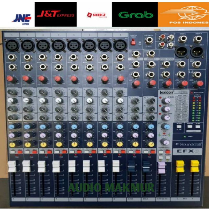 Mixer Soundcraft EFX8 /EFX8 /8Channel EFFECT LEXICON