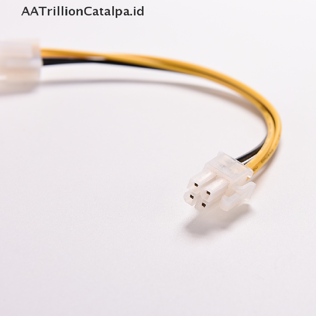 Aatrillioncatalpa Kabel Adapter Konektor Power Supply ATX 4 Pin Male Ke Female 8 20cm