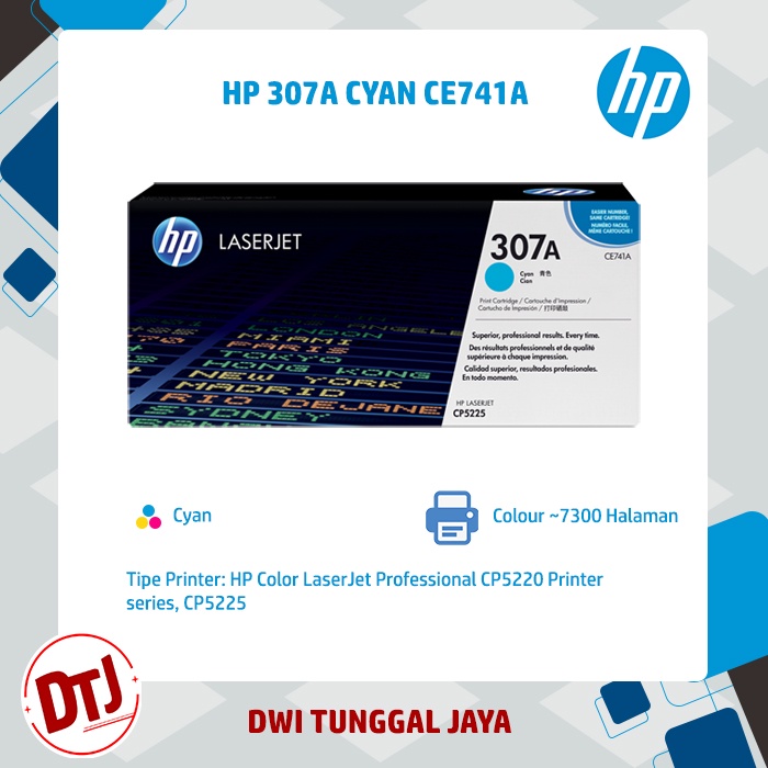 Toner HP 307A Cyan Original CE741A