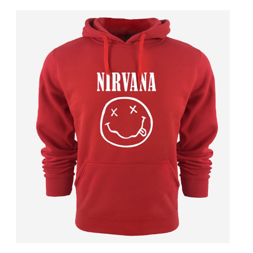 Sauza Clothing Store Hoodie Distro Nirvana USA White - Premium High Quality