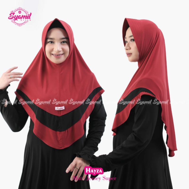 Bergo Syamil HAYZA Hijab Original Product Syamil Hijab